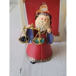 Hallmark the decision 2003 Santa Claus ornament Xmas naughty nice